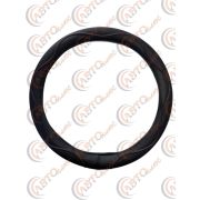 Оплетка руля ВК 71704 ЭКОКОЖА (M) 37-39см черная с красной строчкой  уп. 25 шт