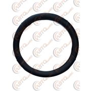 Оплетка руля ВК 72257 ЭКОКОЖА (M) 37-39см черная с белой строчкой