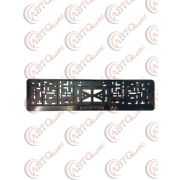 Рамка с защелкой   HYUNDAY золотая, гладкая  рельефная надпись уп 30 шт