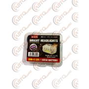 ФОНАРИК (аккум+USB) белый+ красный+синий свет 6 режимов  НХ-817