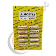 Предохранители цилиндрические в наборе 10шт GOETZE 6/8A+4/16A
