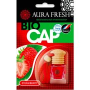 Ароматизатор  AURA FRESH Bio Cap флакон с деревянной крышкой Strawberry 6мл уп 20 шт