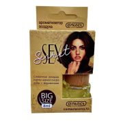 Ароматизатор  деревянная крышка  SEX  SECRET  сливочные аккорды мендаля терпкие ноты черной смородины и нежные цветы  уп 10 шт