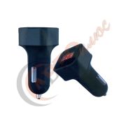 Адаптер -зарядка с разъемом 2 USB 12/24V eplutus CU-202 (с вольтметром) коробка