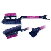 Щетка-сметка со скребком СА-67 мягкая ручка  уп 12 шт