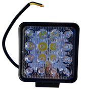 Фара светодиодная    W0148G-S-FLASH квадратная с тробоскопом 12-24V  1 шт