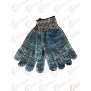 Перчатки рабочие 10 кл (4) ПВХ СЕРЫЕ 10 пар