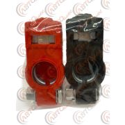 Клеммы аккумуляторные PR-0830 красно-чёрные закрытые уп 100 шт