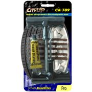 Набор для ремонта бескамерных шин CA -789  (рашпиль, игла, клей, 5 жгутов), уп. 80 шт