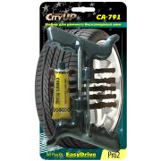 Набор для ремонта бескамерных шин CA -791 CrV (рашпиль, игла, клей, 5 жгутов), уп. 60 шт